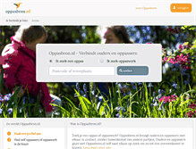 Tablet Screenshot of oppasbron.nl